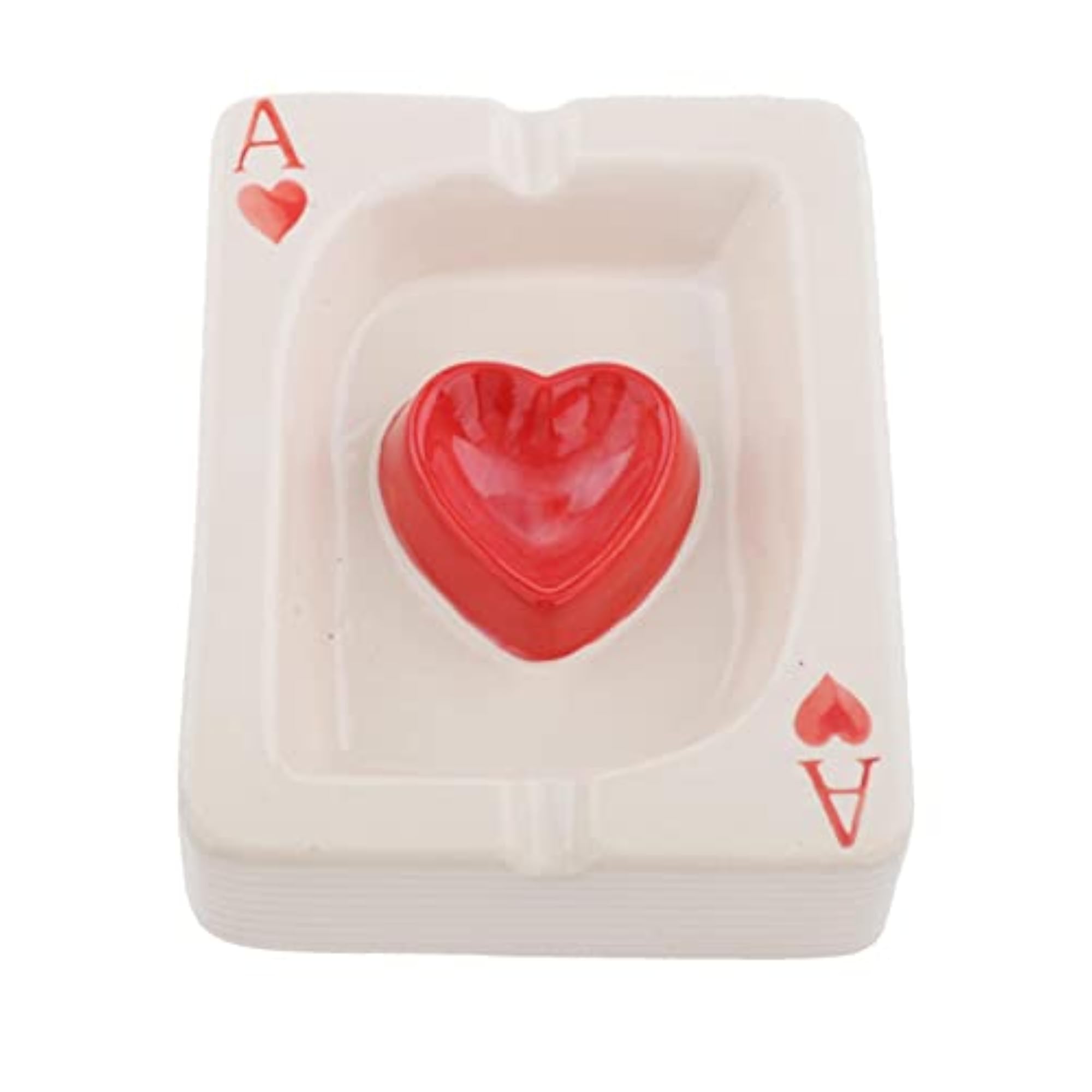 Ceramic Poker Desktop Ashtray Ornament, Modern Craft